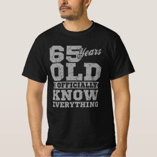 65 JAHRE ALTE 65 Geburtstagsgeschenk Vater kennt a T-Shirt