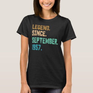 65 Jahre alte Legende seit September 1957 65. Gebu T-Shirt
