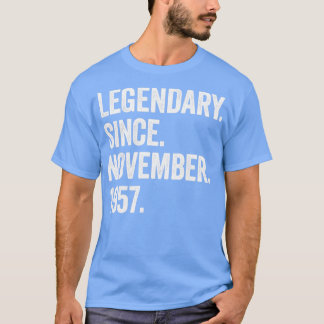 65 Jahre alter Legendär seit November 1957 65. T-Shirt