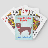 65 Jahre alter Weiner Custom Spielkarten (Rückseite)