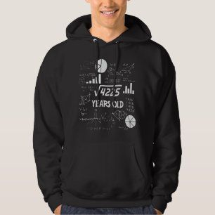 65 Jahre altes Tagesmathematik Lehrer 65. Geburtst Hoodie