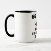 65 Jahre beste Fang- Tasse (Links)