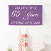 65 Jahre des Seins feiern fantastische Fahne Banner (Insitu)