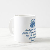 65 Jahre Hochzeitstag Kaffeetasse (Vorderseite Links)