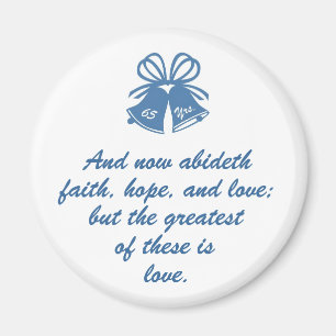 65 Jahre Hochzeitstag Magnet