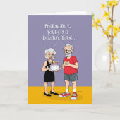 65 Jahre junger Geburtstag Karte (Gelbe Blume)