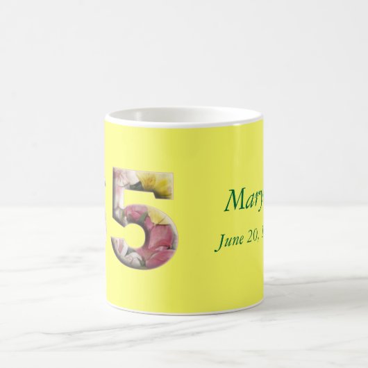 65 Jahre Kaffeetasse (Mittel)