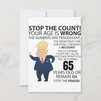 65 Jahre Trump glücklich zum Geburtstag Gegenwart