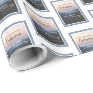 65. Jahrestag der Glückwunsch der Ordination Geschenkpapier