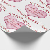 65. Jahrestag Geschenkpapier (Ecke)