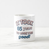 65. Jahrgeburtstagsentwürfe Kaffeetasse (Mittel)
