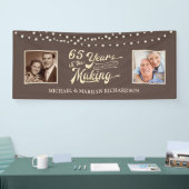 65. Jubiläum Dann & Jetzt Fotos | Champagne Banner (Messe)