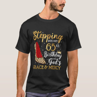 65 Schritte in mein 65. Lebensjahr T-Shirt