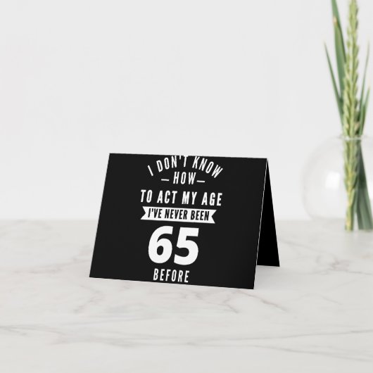 65 Year Old Gift | 65th Birthday Gift Ideas (Vorderseite)