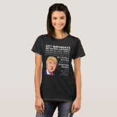 65th Birthday Gift Funny Trump Quote Shirt For Men (Vorne ganz)