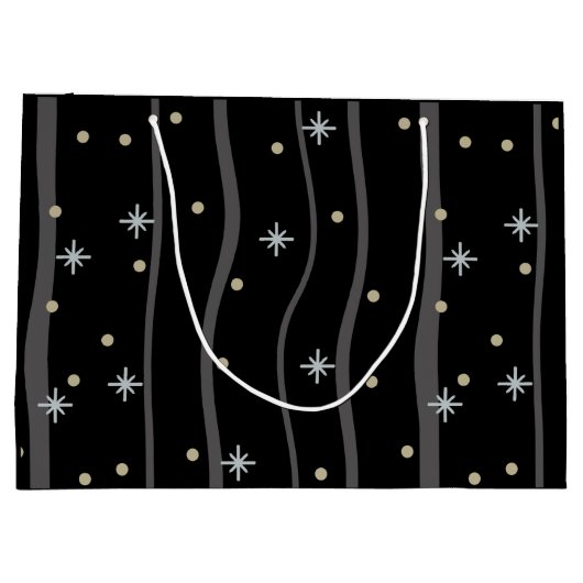 65th Birthday Party Add Your Name Große Geschenktüte (Rückseite)