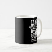 65th Birthday Saying - Hilarious Age 65 Grow Up Fu Kaffeetasse (VorderseiteRechts)