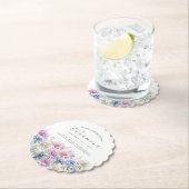 65th Birthday September Birth Flower Custom Untersetzer (Vor Ort)