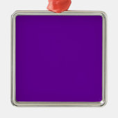 660099 Lila Silbernes Ornament (Vorne)