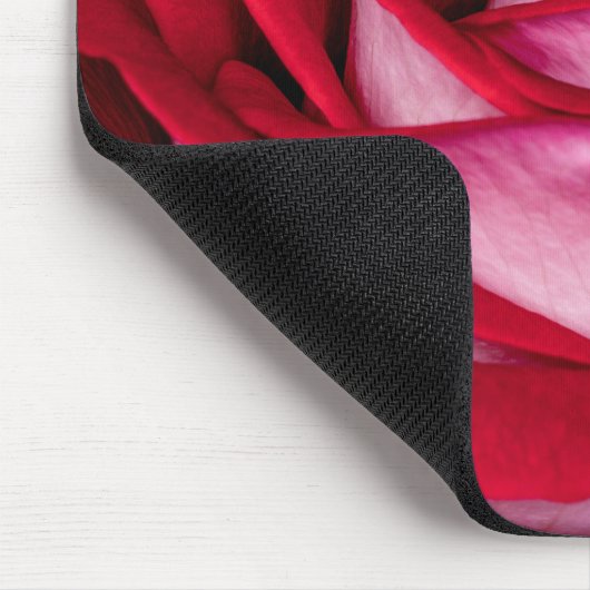 6621-Rot, Weiß und Rosa Mousepad (Ecke)