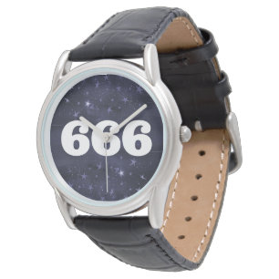 666 Angelnzahl Sterne Höhere Selbstausrichtung Armbanduhr