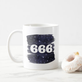 666 Angelnzahl Sterne Höhere Selbstausrichtung Kaffeetasse