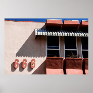 666 DRUCKSTORE-GEBÄUDE POSTER