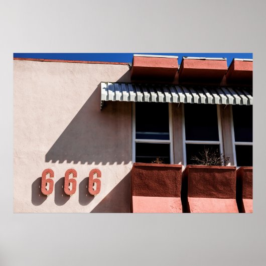 666 DRUCKSTORE-GEBÄUDE POSTER (Vorne)