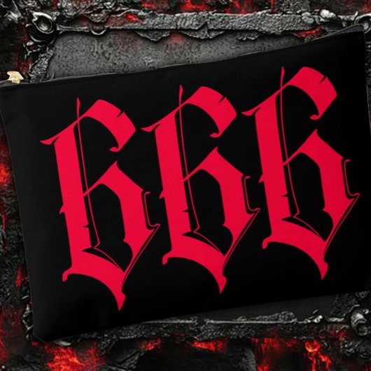 666 Gothic  Zubehörtasche