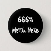 666%Kopf Button (Vorderseite)
