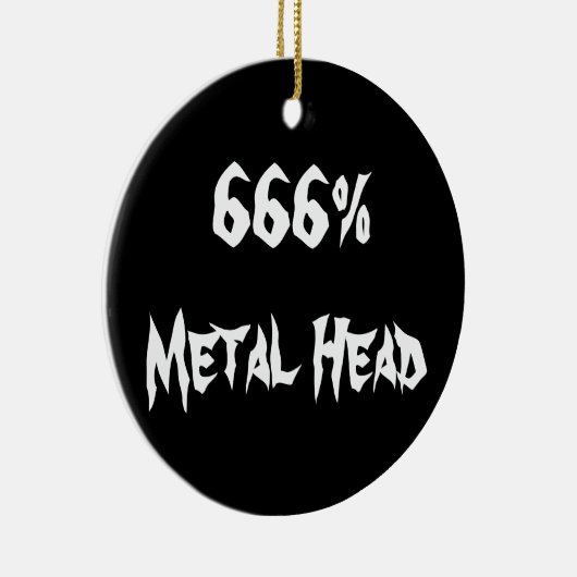 666%Kopf Keramikornament (Rechts)