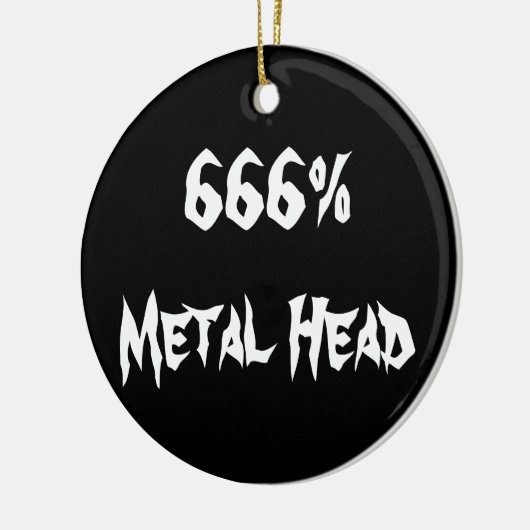 666%Kopf Keramikornament (Links)