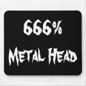 666%Kopf Mousepad (Vorne)