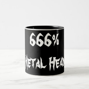 666%Kopf Zweifarbige Tasse