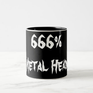666%Kopf Zweifarbige Tasse