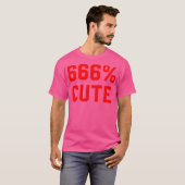 666 Niedlich T-Shirt (Vorne ganz)