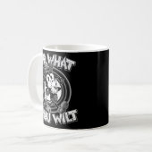 666 tun, was du willst Satanic Baphomet 30S Cartoo Kaffeetasse (Vorderseite Links)