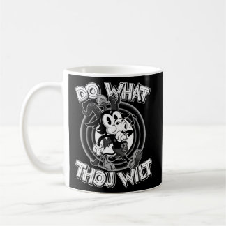 666 tun, was du willst Satanic Baphomet 30S Cartoo Kaffeetasse