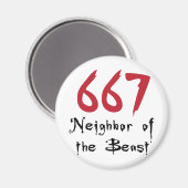 667 Nachbarn der Bestie Magnet (Vorderseite/Rückseite)