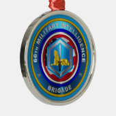 66. Brigade des Militärgeheimdienstes Ornament Aus Metall (Rechts)