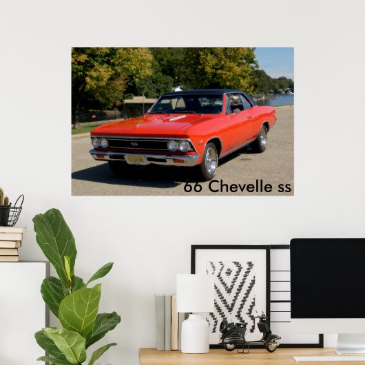 66 Chevelle ss Poster (Heimbüro)