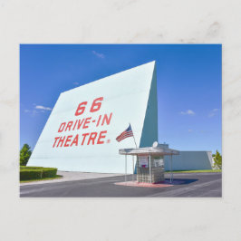 66 Drive-In Kino, Route 66, Carthage, Missouri Postkarte
