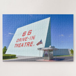 66 Drive-In Kino, Route 66, Carthage, Missouri Puzzle