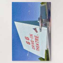 66 Drive-In Kino, Route 66, Carthage, Missouri Puzzle