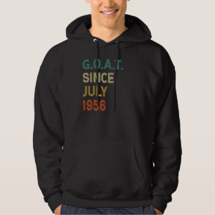 66. Geburtstag 66 Jahre alte Ziege seit Juli 1956 Hoodie