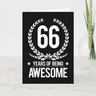 66. Geburtstag (66 Jahre Phantastisch) Karte