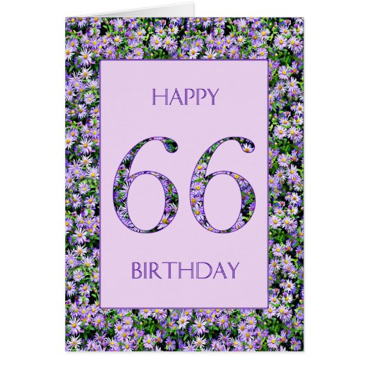 66. Geburtstag Lila Tageszeitung (Vorne)