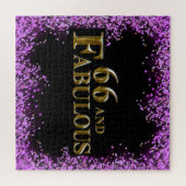 66. Geburtstag Puzzle (Horizontal)