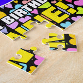 66. Geburtstag — Spaß, liebevolle Herzformen + "66 Puzzle (Seite)