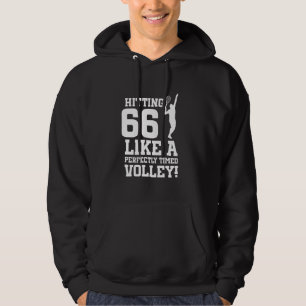 66. Geburtstag Tennis 66 Jahre alt Tennisspieler B Hoodie